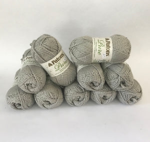 Patons coton organique gris